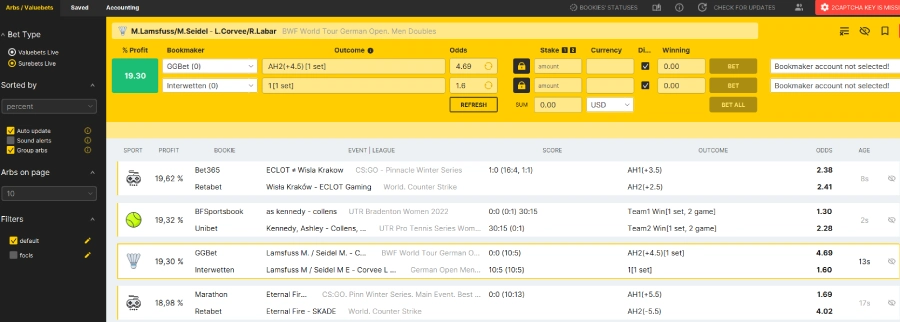 betwasp sports betting algorithm software