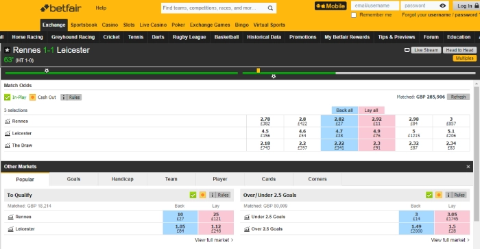 betfair arbitrage friendly bookmaker