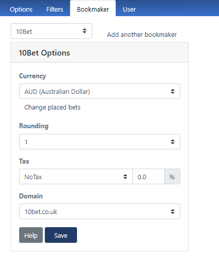 Rebelbetting arbitrage bet finder bookie specific settings