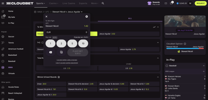 cloudbet-new-interface
